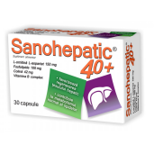 SanoHepatic 40+, 30 + 10 capsule GRATUIT, Zdrovit