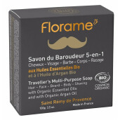 Sapun voiaj 5 in 1 barbati BIO 100g, FLORAME