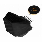 Masca FFP2 neagra - KF94, Ezwell – set saptamanal   
