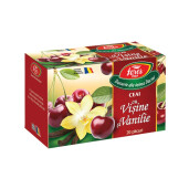 Ceai cu visine si vanilie, 20 plicuri, Fares