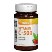 Vitamina C 500 mg cu macese 100 cpr, Vitaking
