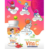 Vita C Kids Veg Gummies Astrobears, 60 jeleuri, BioSunLine