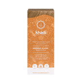 Vopsea de par naturala Henna Blond Inchis, 100g, Khadi