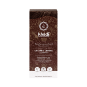 Vopsea de par naturala Henna Saten Cenusiu, 100g, Khadi