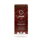 Vopsea de par naturala Henna Saten Mediu, 100g, Khadi