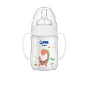 Biberon cu gura larga si maner 150ml, WEE BABY
