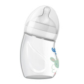 Natural biberon curbat 180 ml, WEE BABY