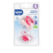 Set x2 suzete ortodontice nr 1, WEE BABY