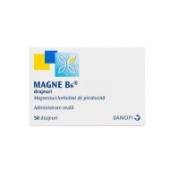 Magne B6, 50 drajeuri, Sanofi