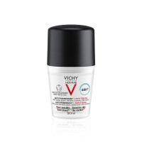 Homme Deodorant roll-on antiperspirant pentru barbati, eficacitate 48h anti-urme, 50 ml, VICHY