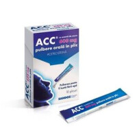 ACC cu aroma de mure, 600 mg, 10 plicuri, Sandoz