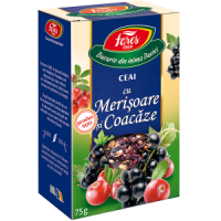 Ceai cu merisoare si coacaze, 75 g, Fares
