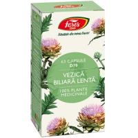 Vezica biliara lenta, D70, 63 capsule, Fares