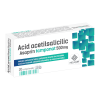 ASAprin tamponat 500 mg, 20 comprimate, AC HELCOR