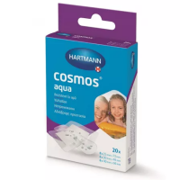 Plasturi transparenti - Cosmos Aqua, 20 plasturi, Hartmann