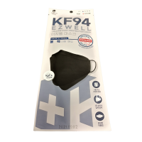 Masca KF94 cu protectie FFP2 adulti, neagra, Ezwell