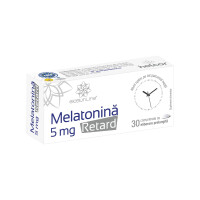 Melatonina Retard 5 mg, 30 comprimate, BioSunLine