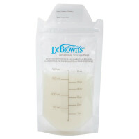 Pungi ptr. depozitarea laptelui matern ( 50 pack) 180 ml.,Dr.Brown