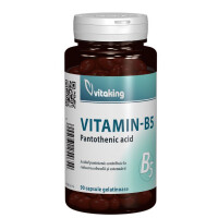 Vitamina B5 (acid pantotenic) 200mg - 90 capsule, Vitaking