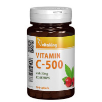 Vitamina C 500 mg cu macese 100 cpr, Vitaking