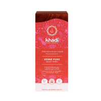 Vopsea de par naturala Henna Rosu, 100g, Khadi