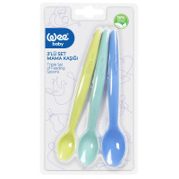 Set x3 lingurite din silicon, WEE BABY