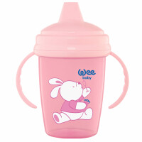 Pahar care nu curge cu capac si maner 250ml, WEE BABY