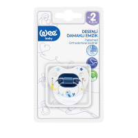 Suzeta silicon ortodontica cu desen nr 2, WEE BABY