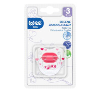 Suzeta silicon ortodontica cu desen nr 3, WEE BABY