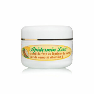 Apidermin-Lux-crema-de-fata-cu-laptisor-de-matca-unt-de-cacao-si-Vitamina-A,-50-ml,-Complex-Apicol-Veceslav
