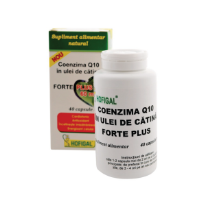 Coenzima-Q10-in-ulei-de-catina-Forte-Plus-60mg,-40-capsule,-Hofigal