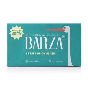 Test ovulatie Barza 5buc+Test sarcina Barza Strip 1buc
