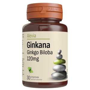 Ginkana Ginkgo biloba 120mg, 30 comprimate, Alevia