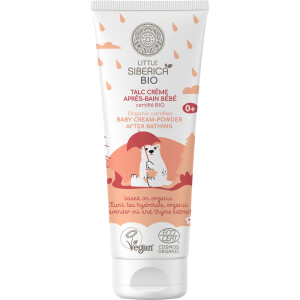Little Siberica Pudra de talc crema pentru bebelusi 0+ Copii 75 ml, Natura Siberica